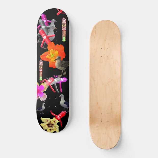 A Stopover in Paradise Skateboard (Framsida)