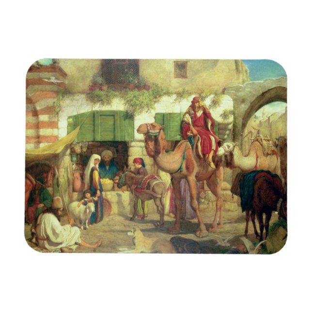 A Street i Jerusalem, 1867 Magnet (Horisontell)
