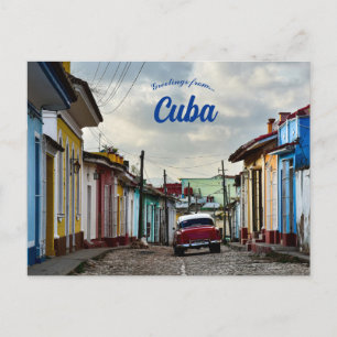 A Street i Trinidad Cuba Vykort