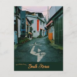 A Street in Seoul South Korea Vykort