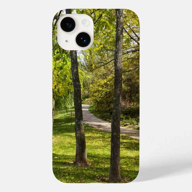 A Stroll i parken iphone case (Baksida)