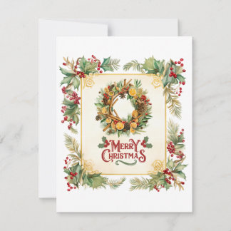 A stylish New Year card for joyful wishes Julkort