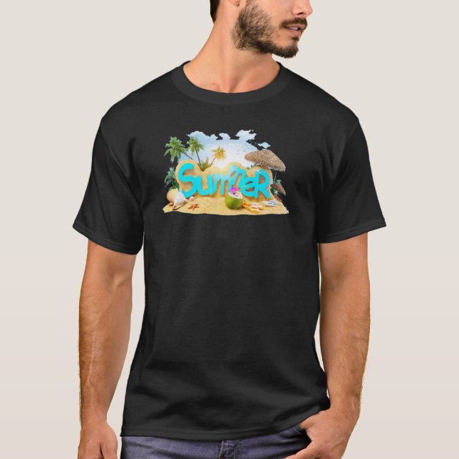A summer T-shirt for those who enjoy summer outdoo (Framsida)