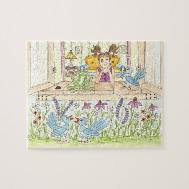 A Sunny Day Jigszle Puzzle Pussel (Horisontell)