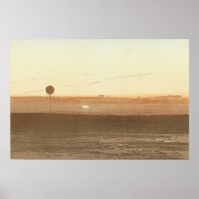 A sunset as seen from the balloon. poster (Framsidan)