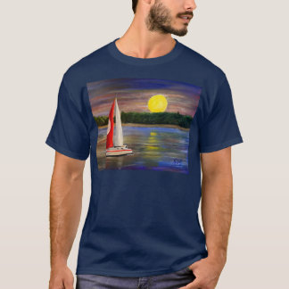 A Sunset Sail, av Gary Poling T Shirt
