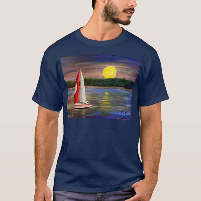 A Sunset Sail, av Gary Poling T Shirt (Framsida)