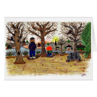 ’A Sunset Walk’ Hälsningskort