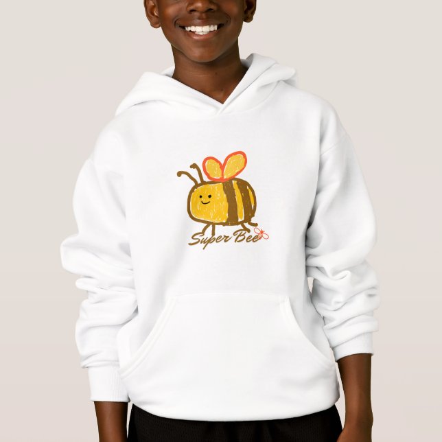 A SUPER BEE Hoodie T Shirt (Framsida)