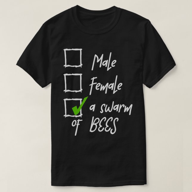 A Swarm Of Bees Nonbinary Pride LGBT Enby Non Bina T Shirt (Design framsida)