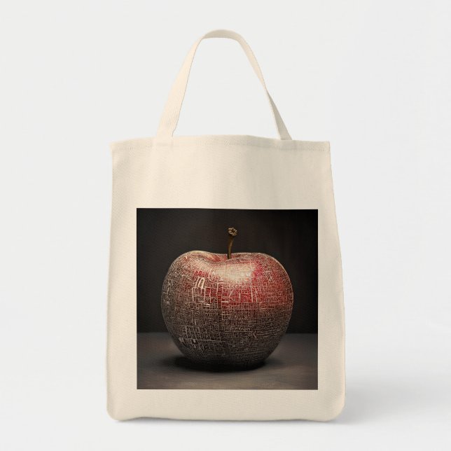 A Sweet Apple Livsmedel Tote Tygkasse (Framsidan)