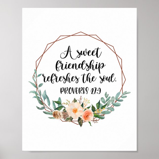 A Sweet Friendship Refreshes The Soul Friend Bff I Poster (Framsidan)