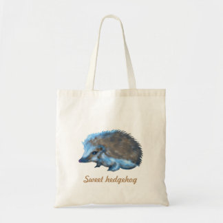 A Sweet Hedgehog Tote Bag Tygkasse