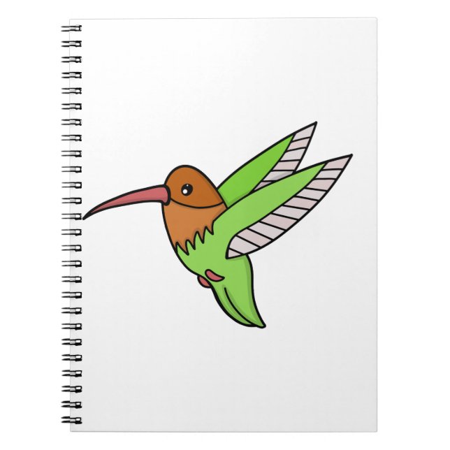 A Sweet Hummingbird Anteckningsbok (Framsidan)