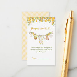 A Sweet Little One Lemon Citrus Baby Shower Tilläggskort