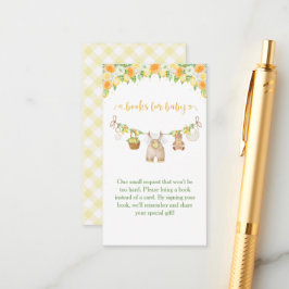 A Sweet Little One Lemon Citrus Floral Baby Shower Tilläggskort