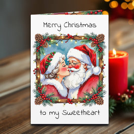 A Sweet Old-Fashioned Christmas | Mr and Mrs Claus Helgkort
