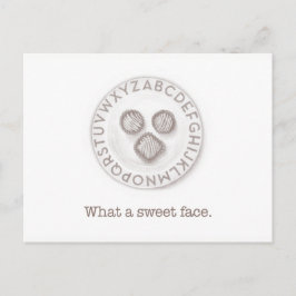 A Sweet Truffle Ansikte Vykort