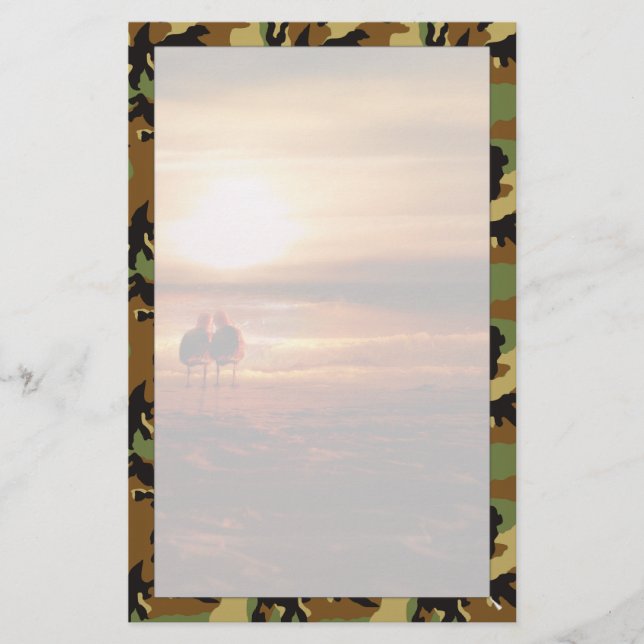 A Sweethearts Kärlek Brev Brevpapper (Framsida)