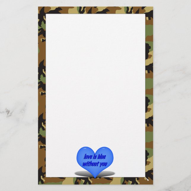 A Sweethearts Kärlek Brev Brevpapper (Framsida)