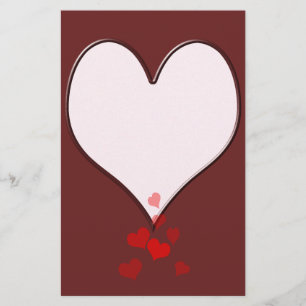A Sweethearts Kärlek Brev Brevpapper