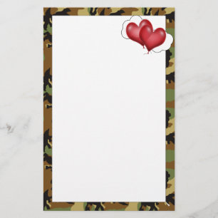 A Sweethearts Kärlek Brev Brevpapper