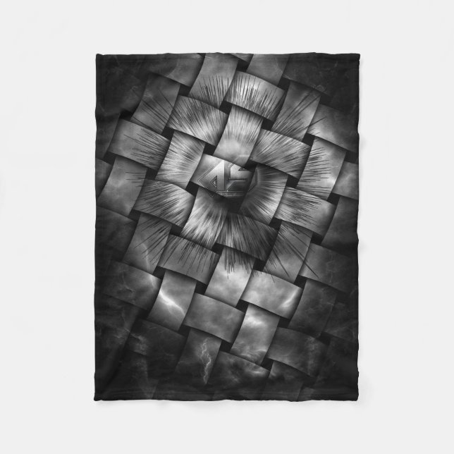 A-Synkrona eternella moln Fleecefilt (Framsidan)