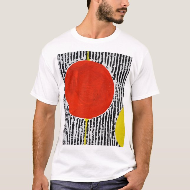 A T-Shirt med stor röd punkt (Framsida)