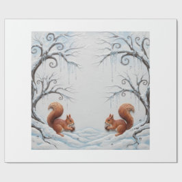 A Tale Between Branches and Snowflakes Presentpapper