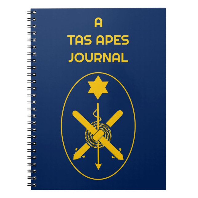 A TAS Apes Journal Anteckningsbok (Framsidan)