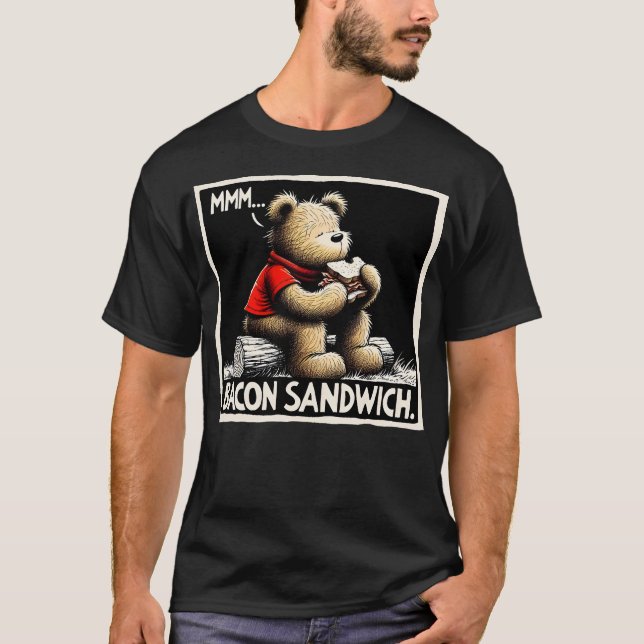 A Tasty Bacon Sandwich T Shirt (Framsida)