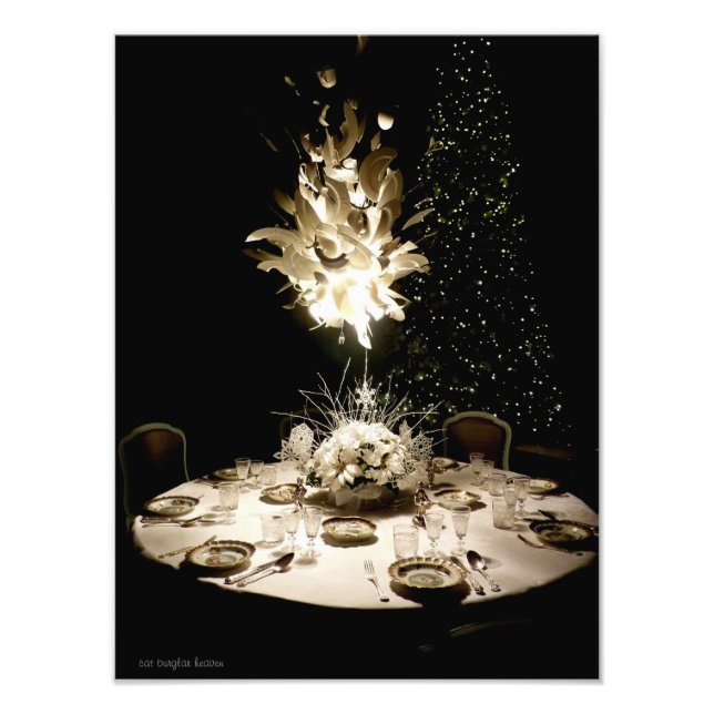 A tea party för Alice Fototryck (Framsidan)