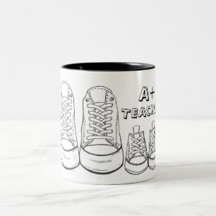 A+ Teacher School Sneakers Gift Mugg