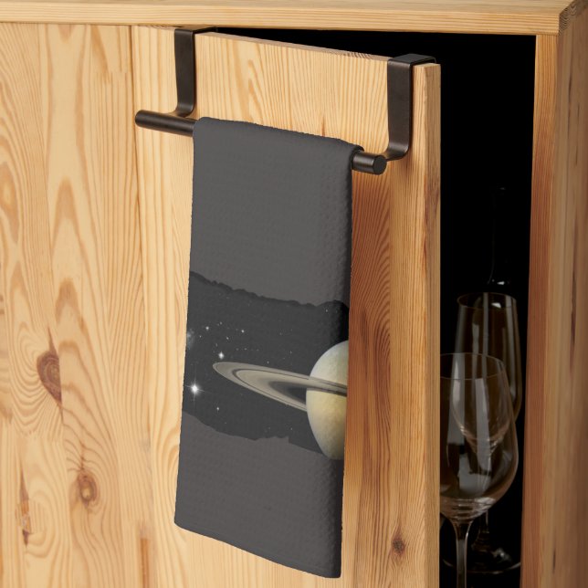 A Tear in Space - Saturn Galaxy Elegant - Rip Kitc Kökshandduk (Thirds Fold)