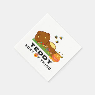 A TEDDY Sort Sak Pappersservett