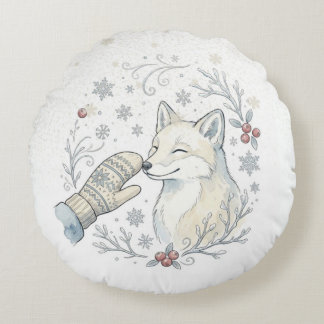 A Tender Winter Boop Rund Kudde