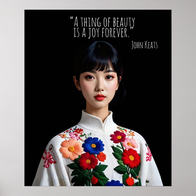 A thing of beauty is a joy forever poster (Framsidan)