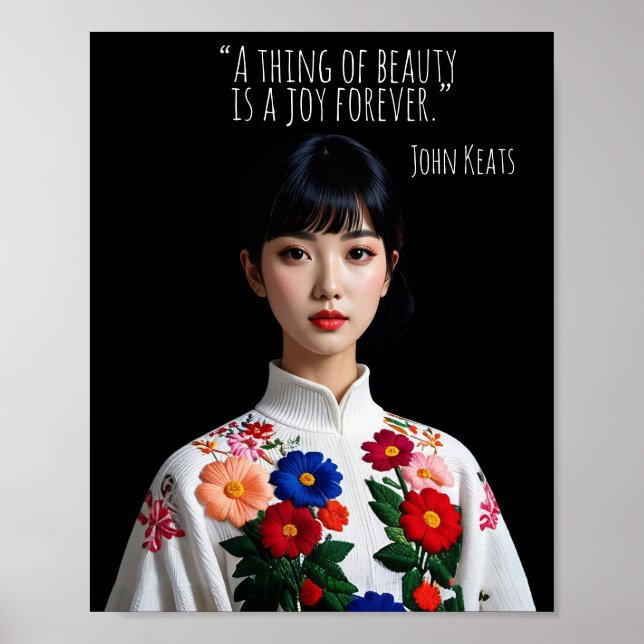 A thing of beauty is a joy forever poster (Framsidan)