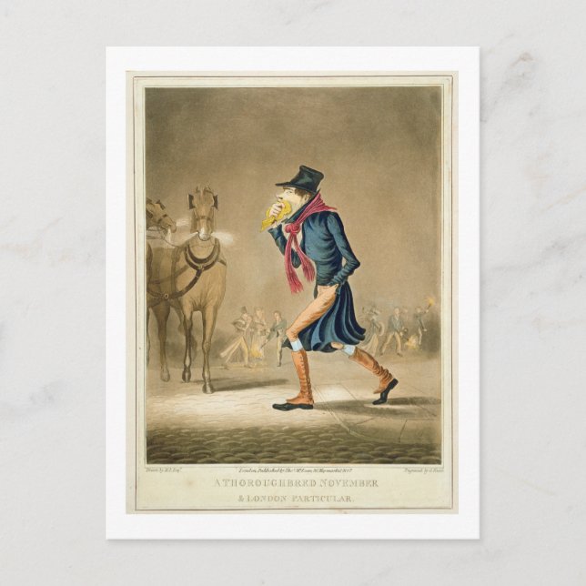 A Thoroughborn November & London Speciar, engra Vykort (Framsida)