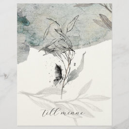 A thoughtfully designed sympathy card brevhuvud