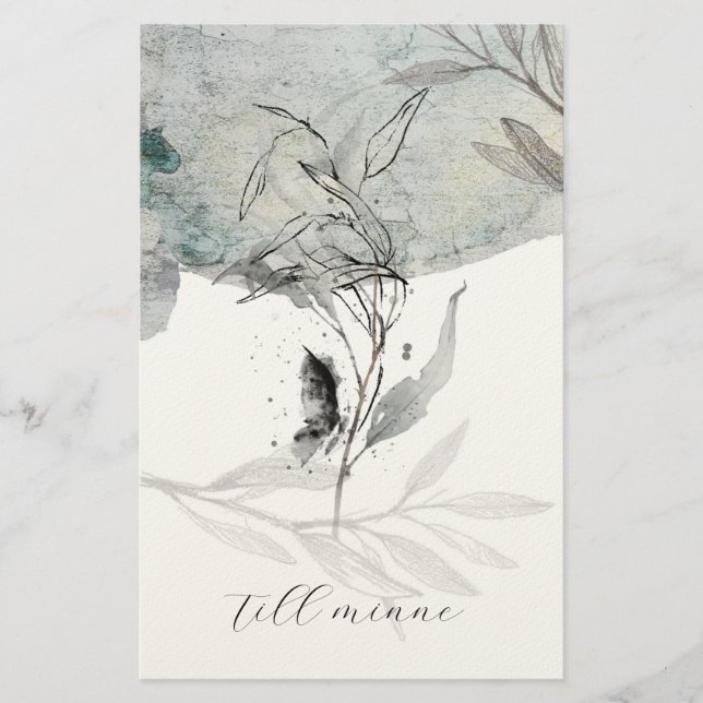 A thoughtfully designed sympathy card brevpapper (Framsida)