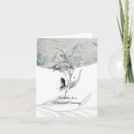 A thoughtfully designed sympathy card inbjudan