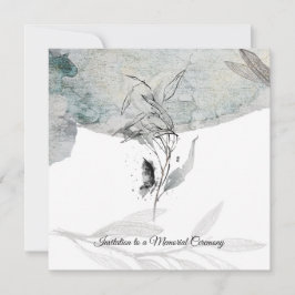 A thoughtfully designed sympathy card inbjudningar