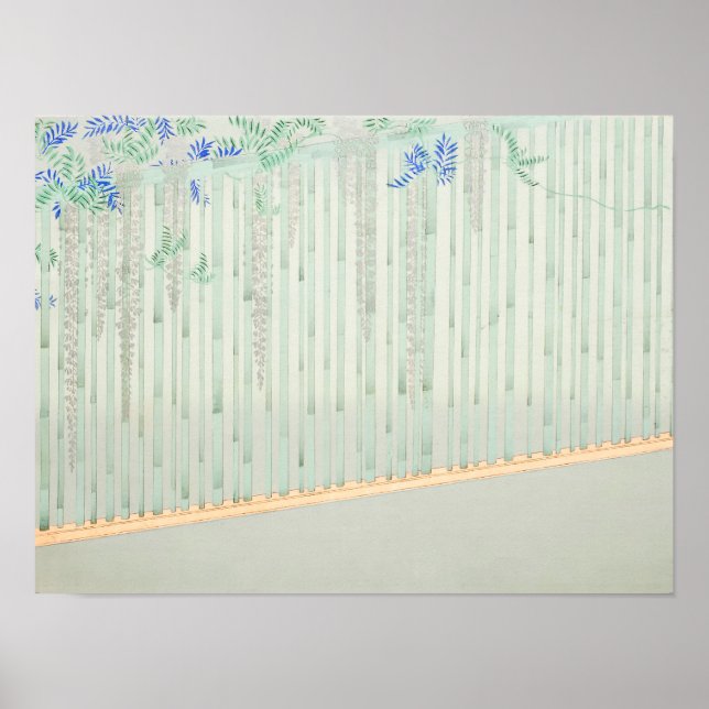 "A Thousand Grasses 3“ Kamisaka Sekka Ukiyo-E   Poster (Framsidan)