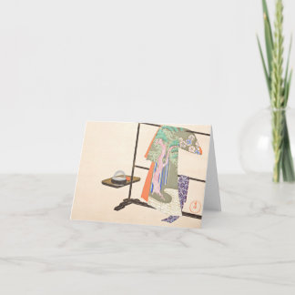  "A Thousand Grasses 4“ Kamisaka Sekka Ukiyo-E   Kort