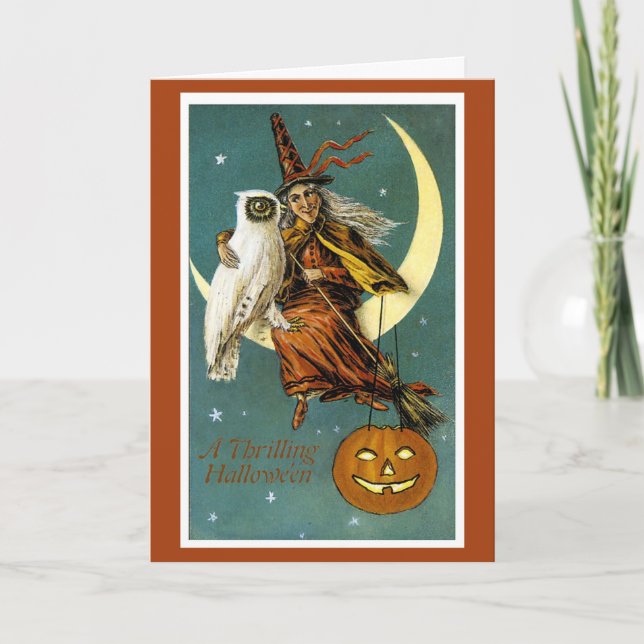 A Thrilling Halloween Kort (Framsida)