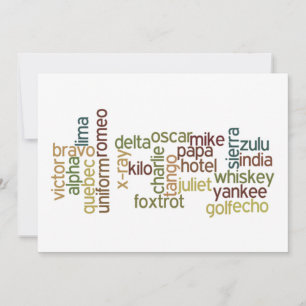 A through Z Phonetic Alphabet Telephony (ordle)