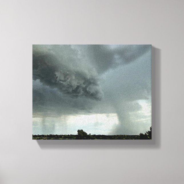 a thundercloud in the Arizona desert Canvastryck (Framsida)