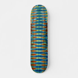 A Tie Dye Skateboard Vert Rand