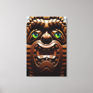 A Tiki Terraced - Ken Gage Art Canvastryck